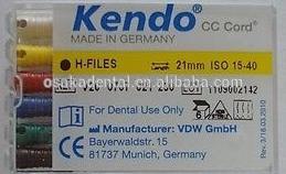 Fournisseur dentaire de fichiers Endo Vente chaude VDW / fichier Ked Hedstrom / fichiers canal radiculaire / équipements de thérapie orale