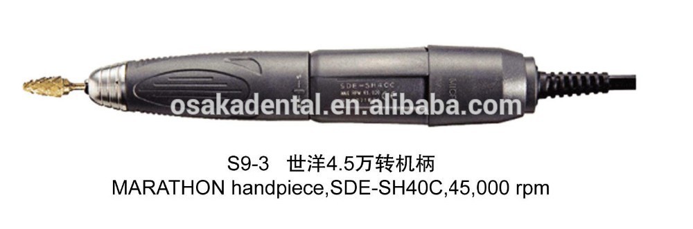 Pièce à main de polissage dentaire portable électrique à micromoteur fort de 35000 tr / min