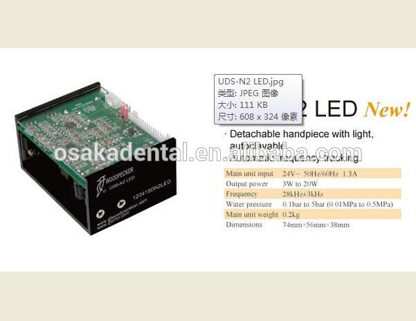 Scaler ultrasonique intégré N2 LED de vente chaude dentaire