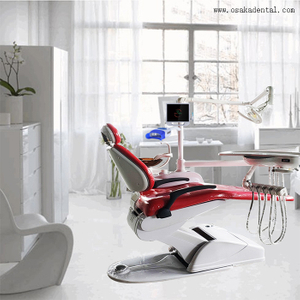 Unité de chaise dentaire solide économique avec lampe à capteur