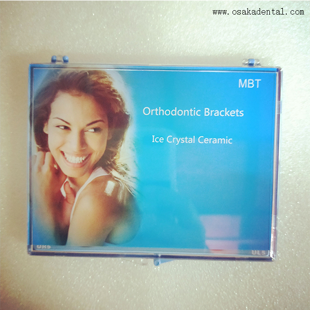 Support orthodontique en céramique de cristal de glace MBT