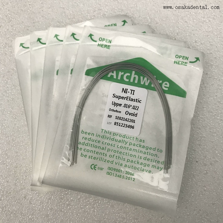 Accessoires dentaires orthodontiques Super Elastic Niti Archwire OSA-F709