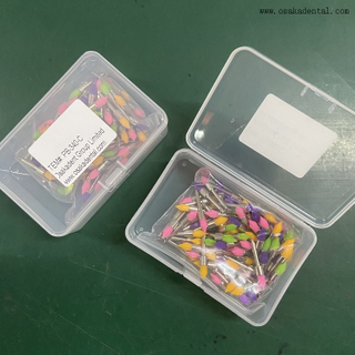Dentaire coloré de style verrouillage prophy pinceau PB-340-C