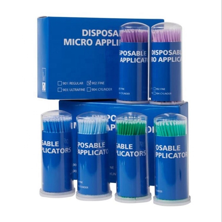 300 écouvillons Dentaires Jetables - Micro-brosse, Applicateur Cosmétique - Idéal Extensions De Cils, Soins