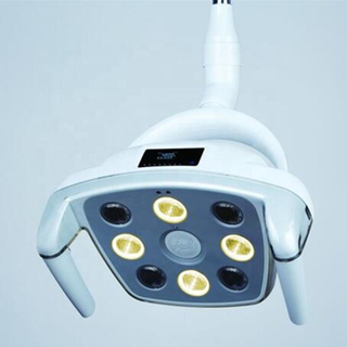 Une nouvelle lampe dentaire 8 LED à la mode avec lumière jaune et blanche